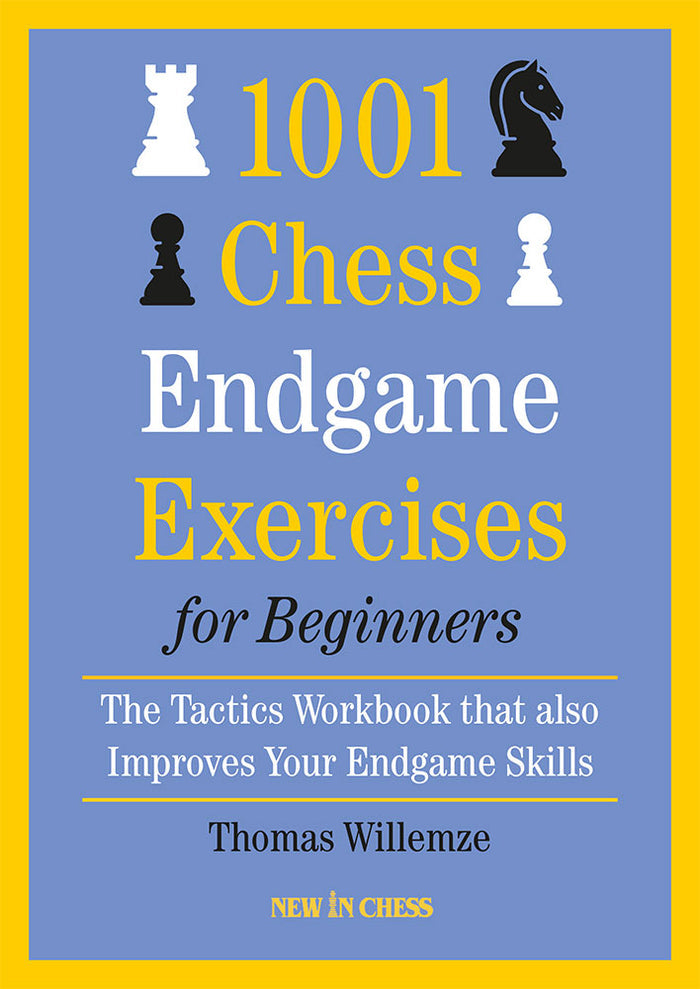 1001 Chess Endgames Excercises for Beginners by Thomas Willemze (miękka okładka)