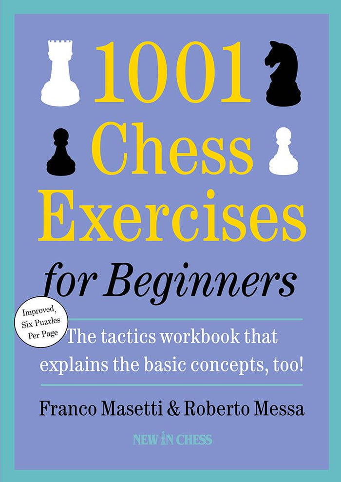 1001 Chess Exercises for Beginners by Franco Masetti, Roberto Messa (miękka okładka)