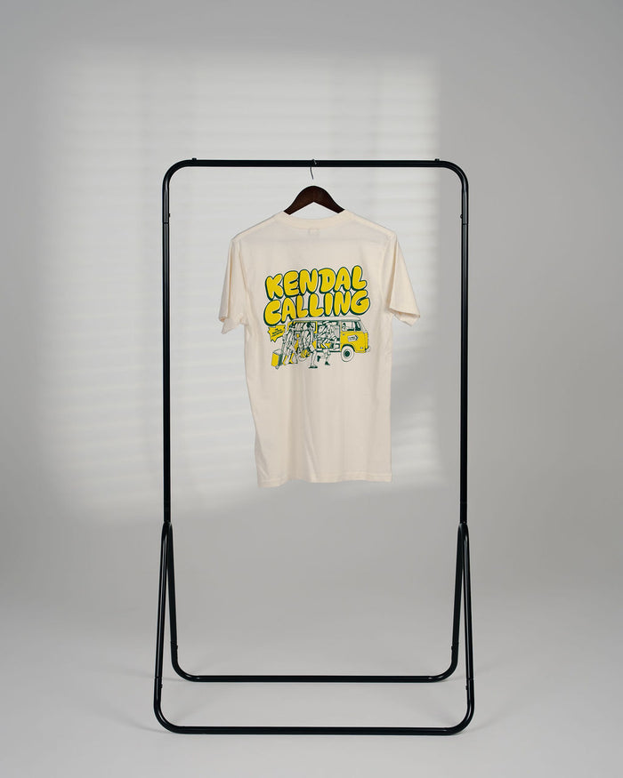 On The Road | Cream Organic Cotton T Shirt