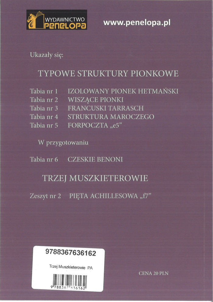 Trzej Muszkieterowie zeszyt nr 1 "Punkt h7" - I. Gawle, J. Moraś