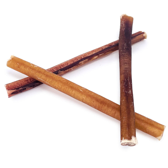ValueBull USA Bully Sticks for Small Dogs, Thin 6 Inch, 25 Count - Thin - 25 Sticks