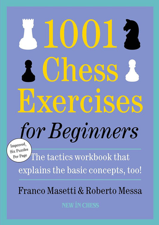 1001 Chess Exercises for Beginners by Franco Masetti, Roberto Messa (miękka okładka)