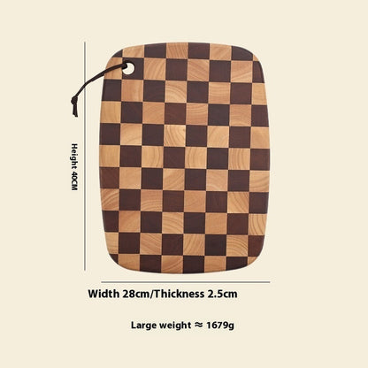 Acacia Mangium Chessboard Grid Cutting Board Solid Wood Cutting Board