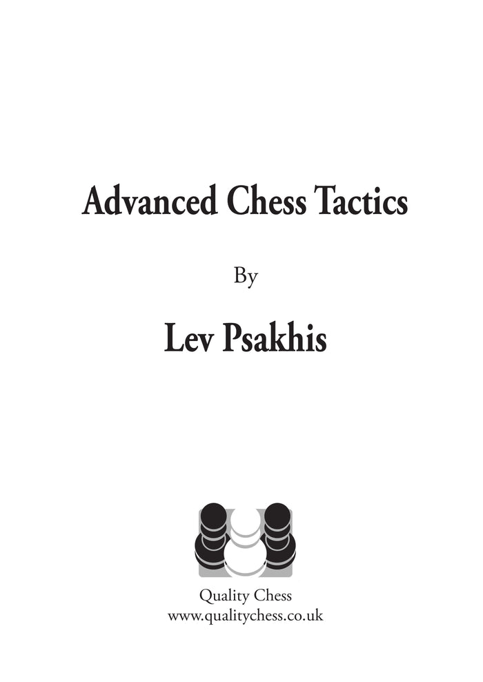 Advanced Chess Tactics 2nd edition by Lev Psakhis (miękka okładka)