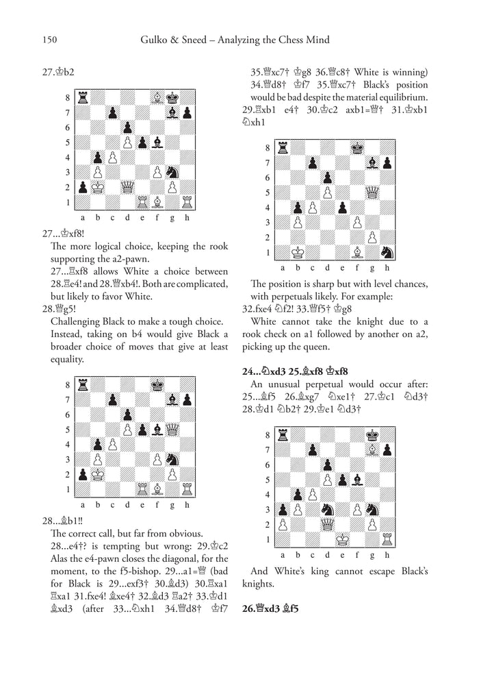 Analyzing the Chess Mind by Boris Gulko and Dr. Joel R. Sneed (twarda okładka)