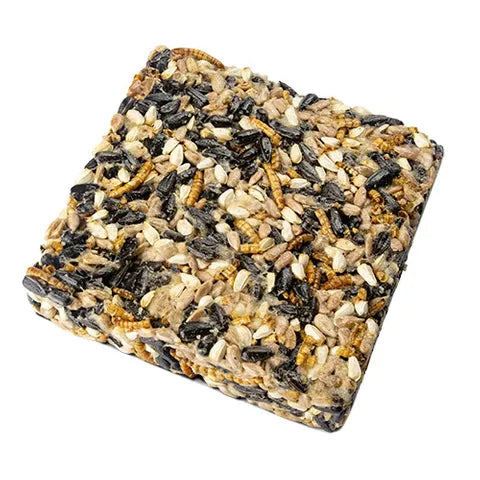 BAINBRIDGE CHICKEN TREAT BLOCK - MEALWORMS & SEEDS