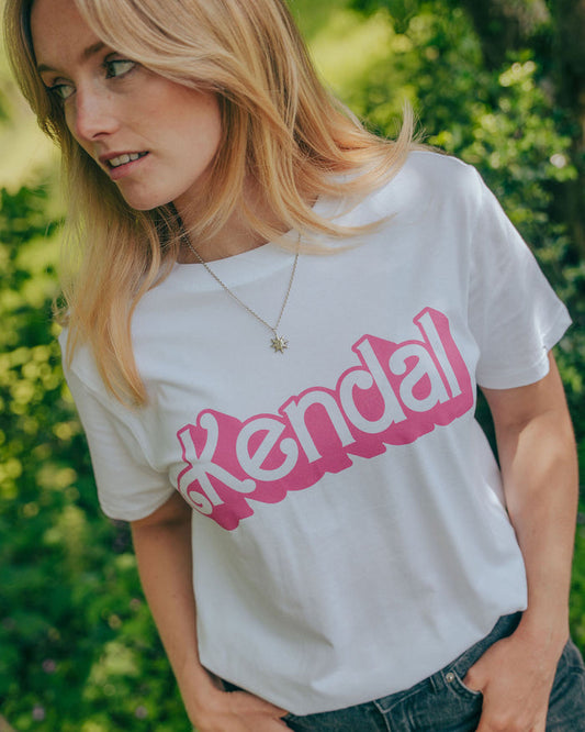 Barbie | White Organic Cotton T Shirt
