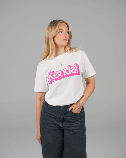 Barbie | White Organic Cotton T Shirt