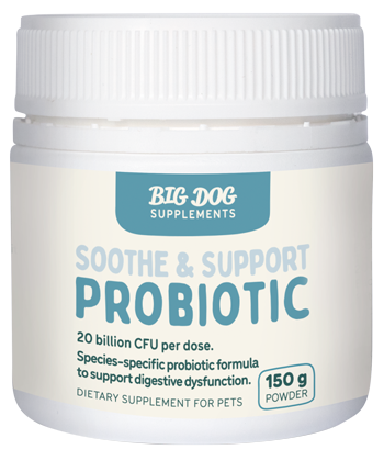 BIGDOG SOOTHE & SUPPORT PROBIOTIC 150G