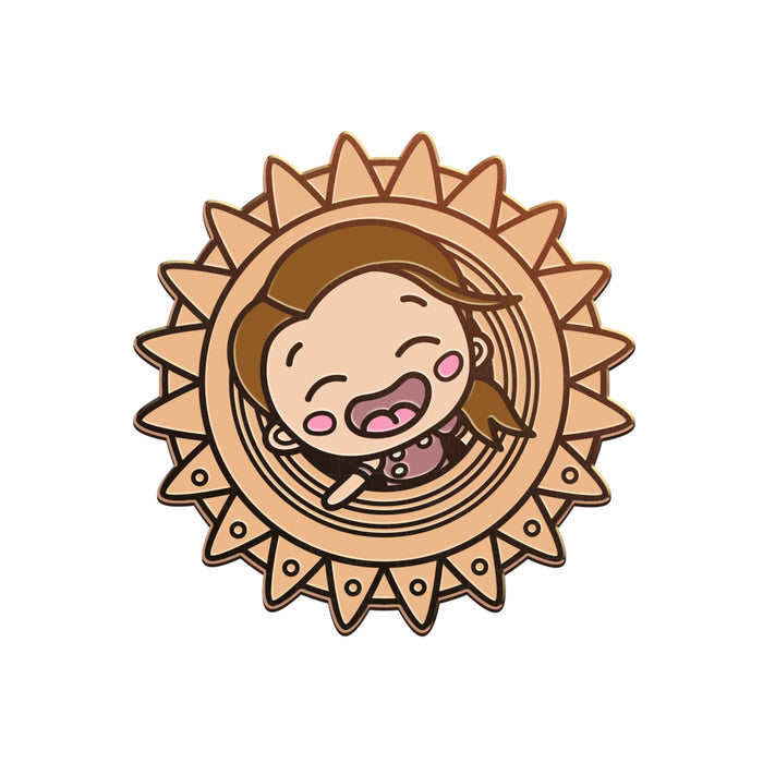 BioShock - Little Sister Cartoon Copper Plated Enamel Pin
