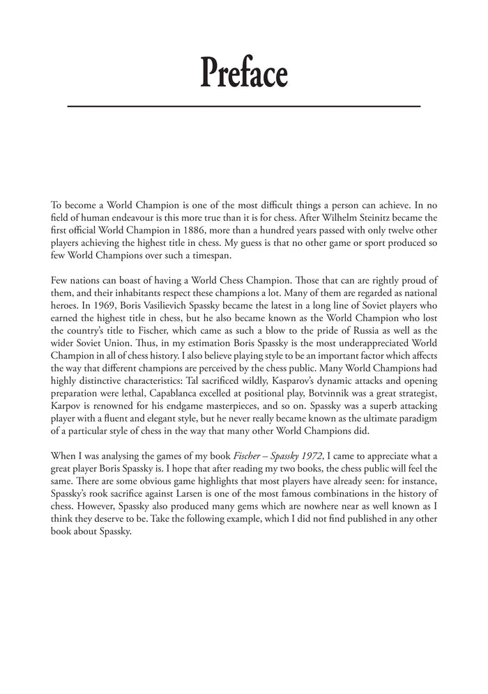 Boris Spassky’s Best Games 1 1948-1968 The Rising Star by Tibor (twarda okładka)