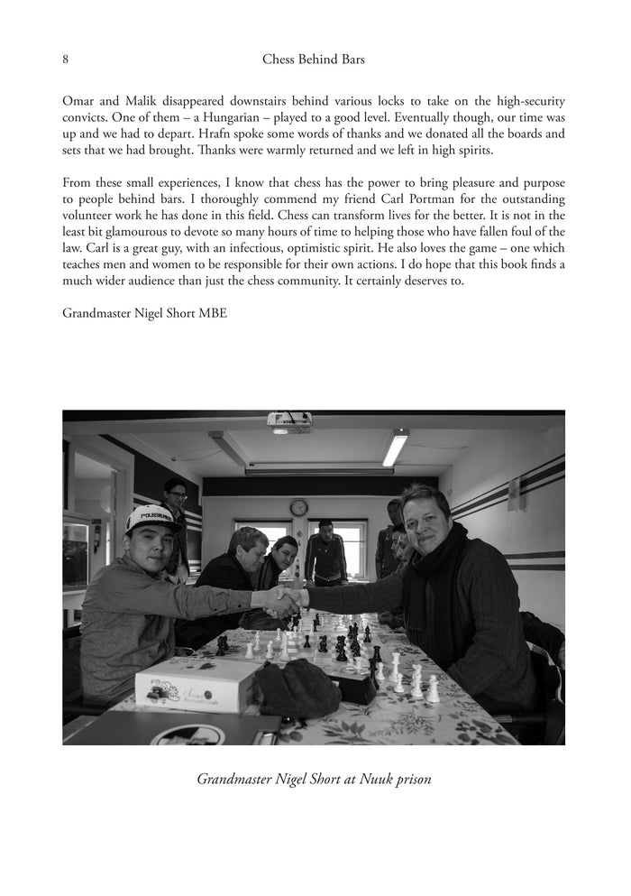 Chess Behind Bars by Carl Portman (twarda okładka)