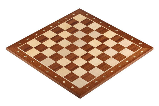 CHESSBOARD 38mm square - SAPELE/MAPLE NOTATION
