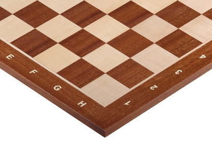 CHESSBOARD 38mm square - SAPELE/MAPLE NOTATION