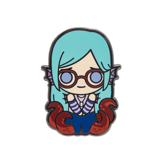 Coffee Talk - Aqua Collector's Pin