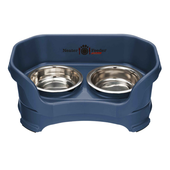 Dark Blue / Cat - Shallow Bowls / No