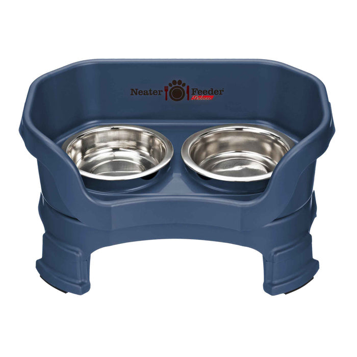 Dark Blue / Cat - Shallow Bowls / Yes