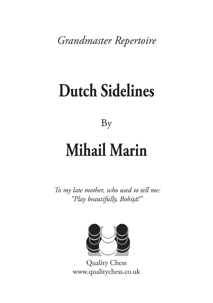 Dutch Sidelines by Mihail Marin (twarda okładka)