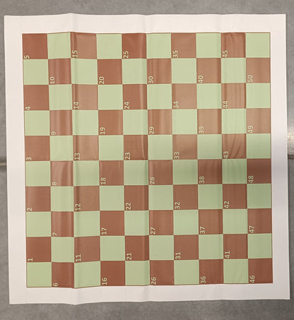 Dwustronna warcabnica magnet. z pionami 81 x 81cm