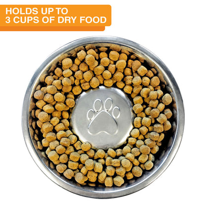 Image showing slow feed bowl with 3 cups of food