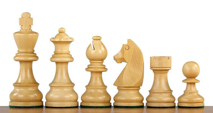 Figury szachowe German (Timeless) Akacja 3,5 cala