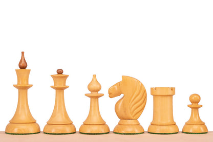 Figury szachowe Queen's Gambit 1957 akacja indyjska 3,75 cale