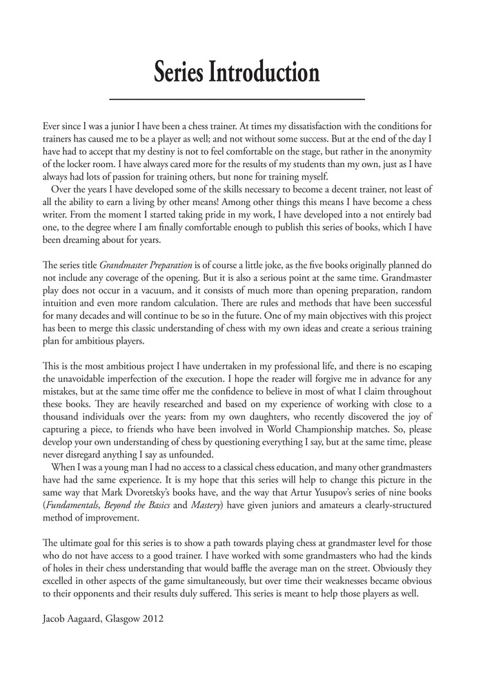 Grandmaster Preparation - Calculation (2nd edition) by Jacob Aagaard (miękka okładka)
