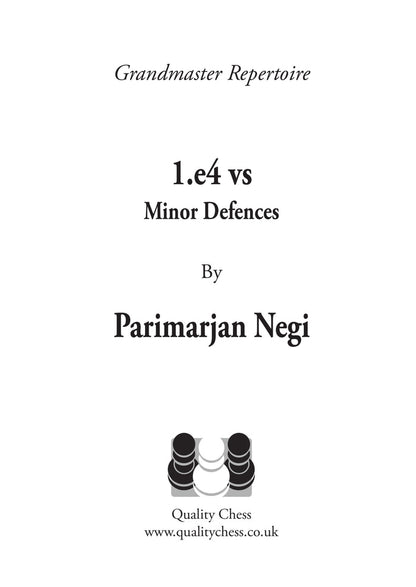 Grandmaster Repertoire - 1.e4 vs Minor Defences by Parimarjan Negi (twarda okładka)