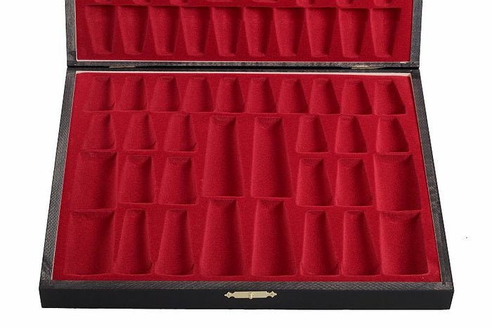 Kasetka drewniana Lux Black na figury No 5