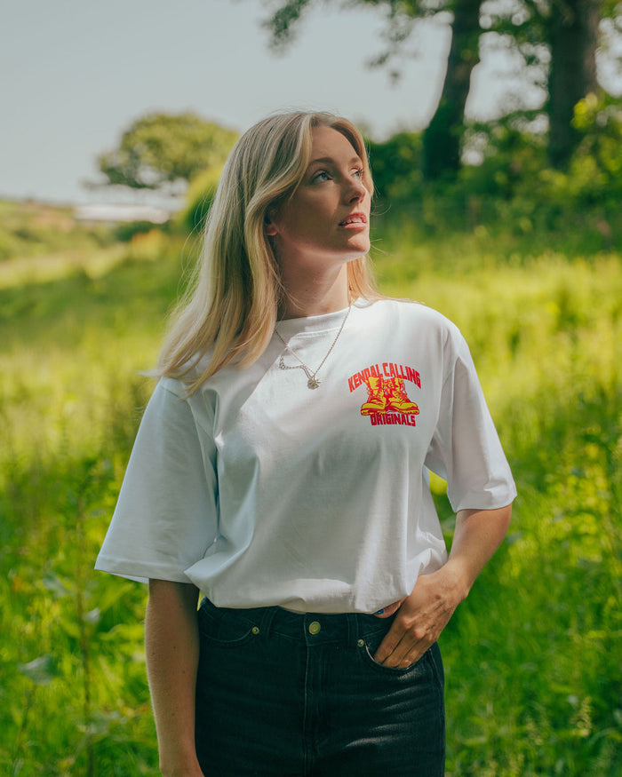 KC Originals | White Heavyweight Organic Cotton T Shirt