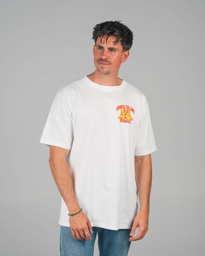 KC Originals | White Heavyweight Organic Cotton T Shirt