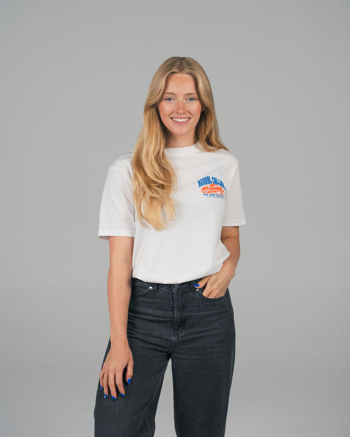 Kendal '26 | White Organic Cotton T Shirt