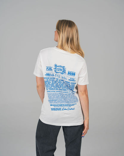 Kendal '26 | White Organic Cotton T Shirt
