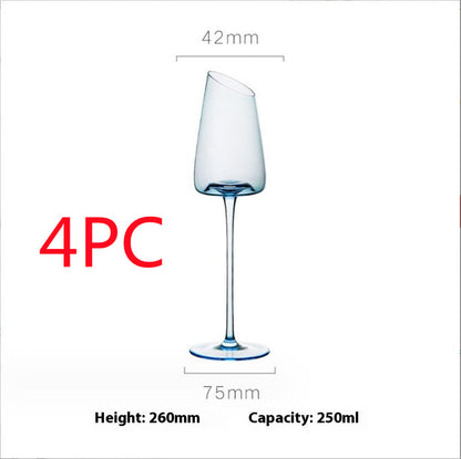260 Blue Champagne Glass / 4PCS