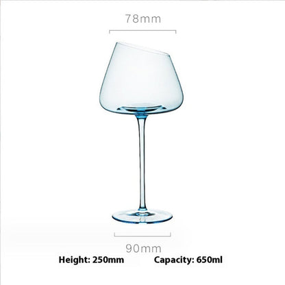 250 Blue Red Wine Glass / 1PCS