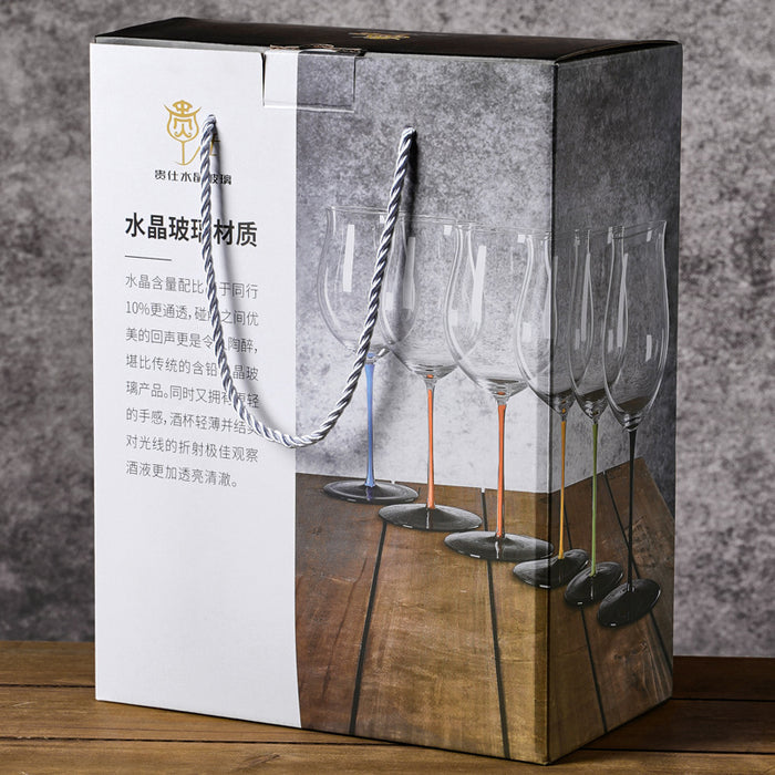 Lead-free Crystal Red Wine Glass Bordeaux Wine Set