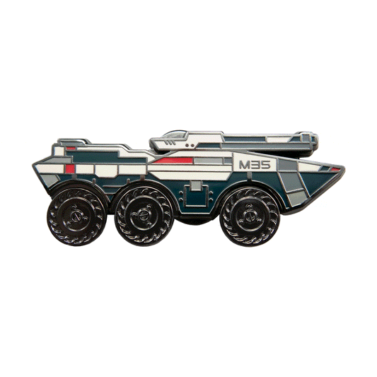 Mass Effect Mako Spinner Pin Spinning