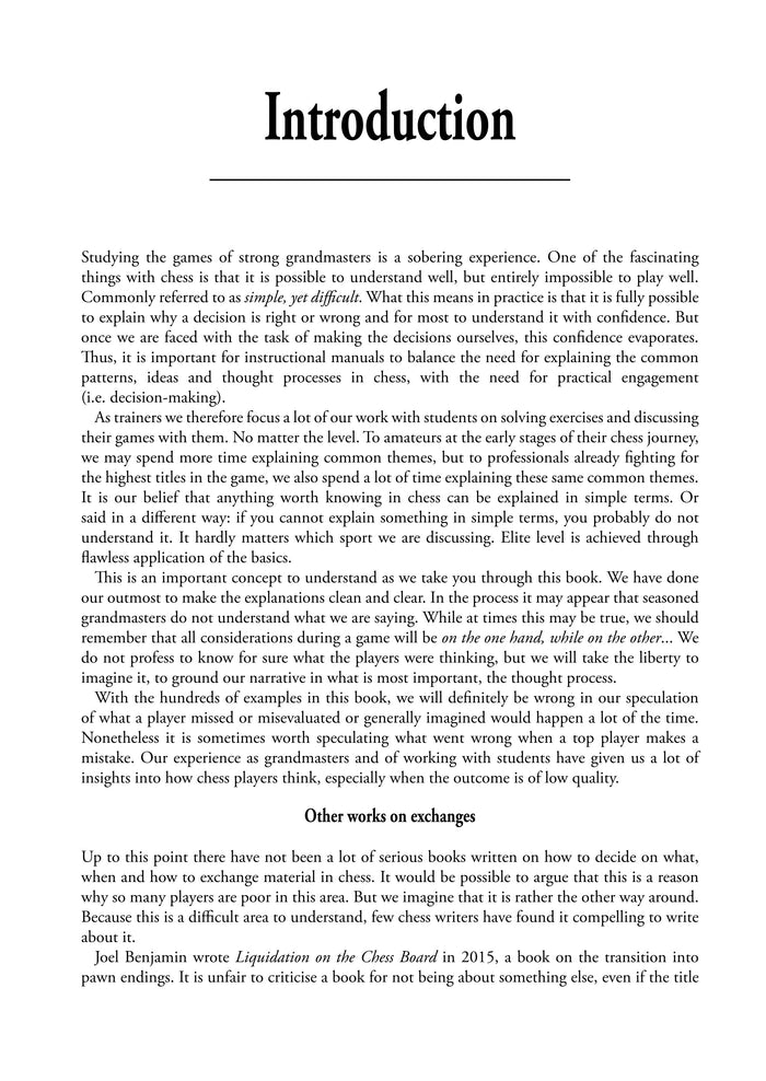 Mastering Chess Exchanges by Jacob Aagaard and Renier Castellanos (miękka okładka)