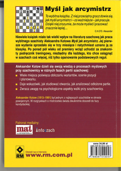 Myśl jak arcymistrz - Aleksander Kotow