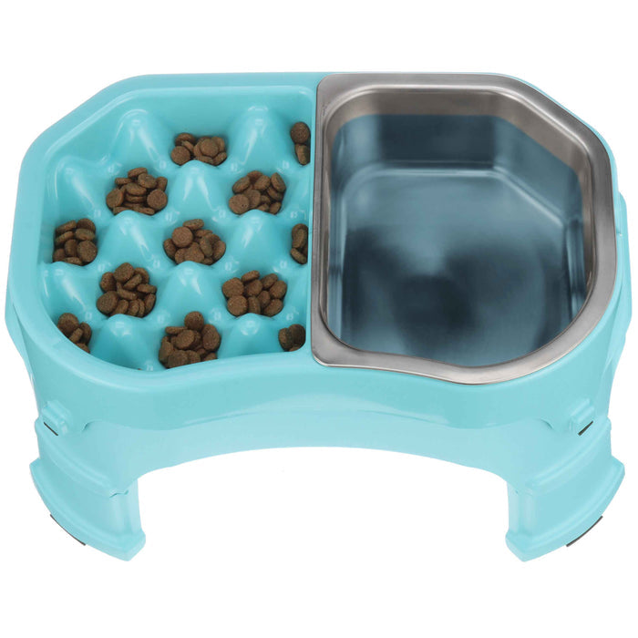 Aquamarine / Double Diner w/ Stainless Steel Insert