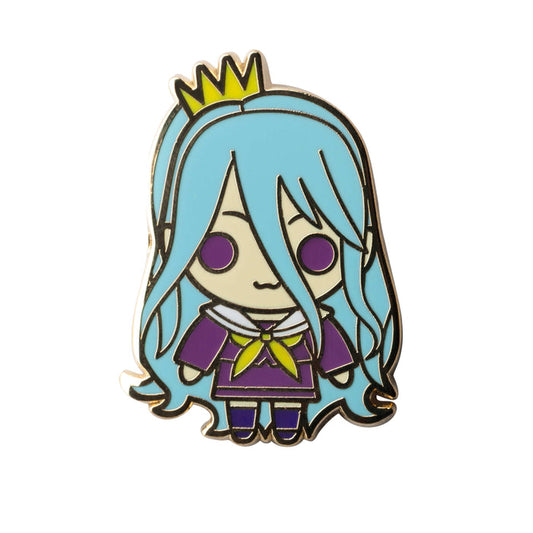 No Game No Life - Shiro Collector's Gold Plated Enamel Pin