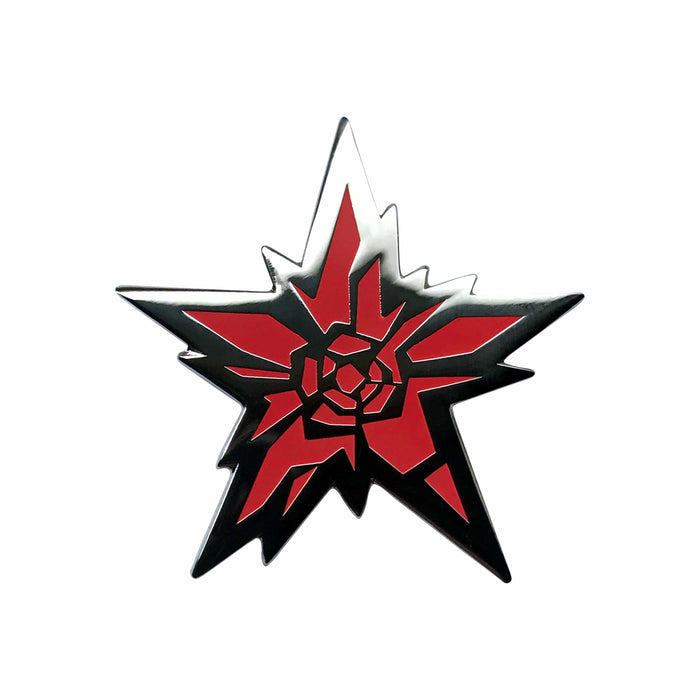 No More Heroes  - Santa Destroy Silver Plated Enamel Pin