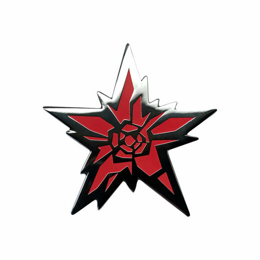 No More Heroes  - Santa Destroy Silver Plated Enamel Pin