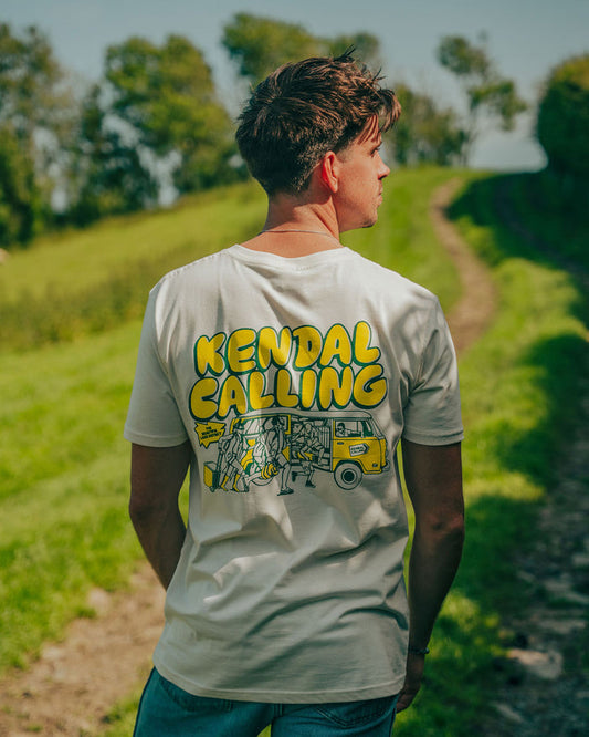 On The Road | Cream Organic Cotton T Shirt