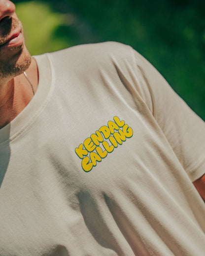 On The Road | Cream Organic Cotton T Shirt