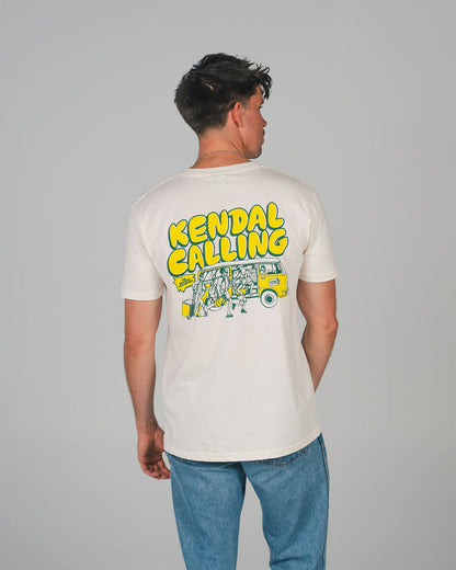 On The Road | Cream Organic Cotton T Shirt