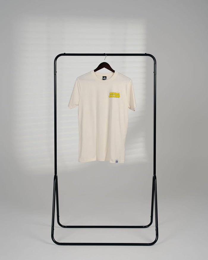 On The Road | Cream Organic Cotton T Shirt