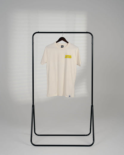 On The Road | Cream Organic Cotton T Shirt