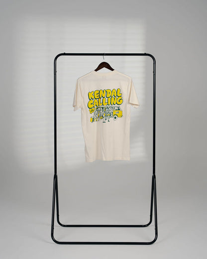 On The Road | Cream Organic Cotton T Shirt