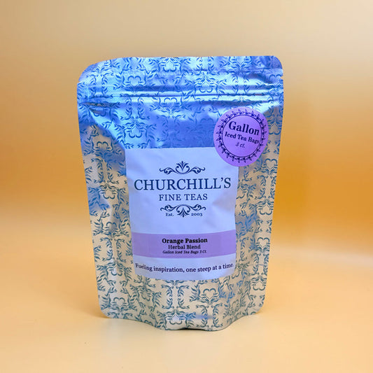 Orange Passion Fruit Herbal Blend | 3 Ct. Gallon Iced Tea Bag Pouch